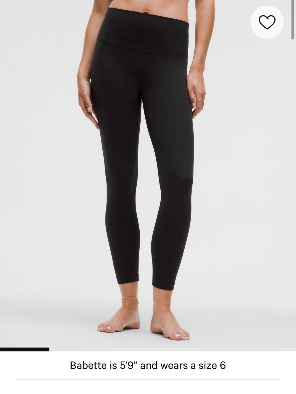 Lululemon High Rise Align 25” Legging Size 4